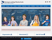 Tablet Screenshot of herzog-ludwig-rs.de